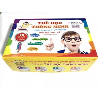 Bộ thẻ học song ngữ 16 chủ đề