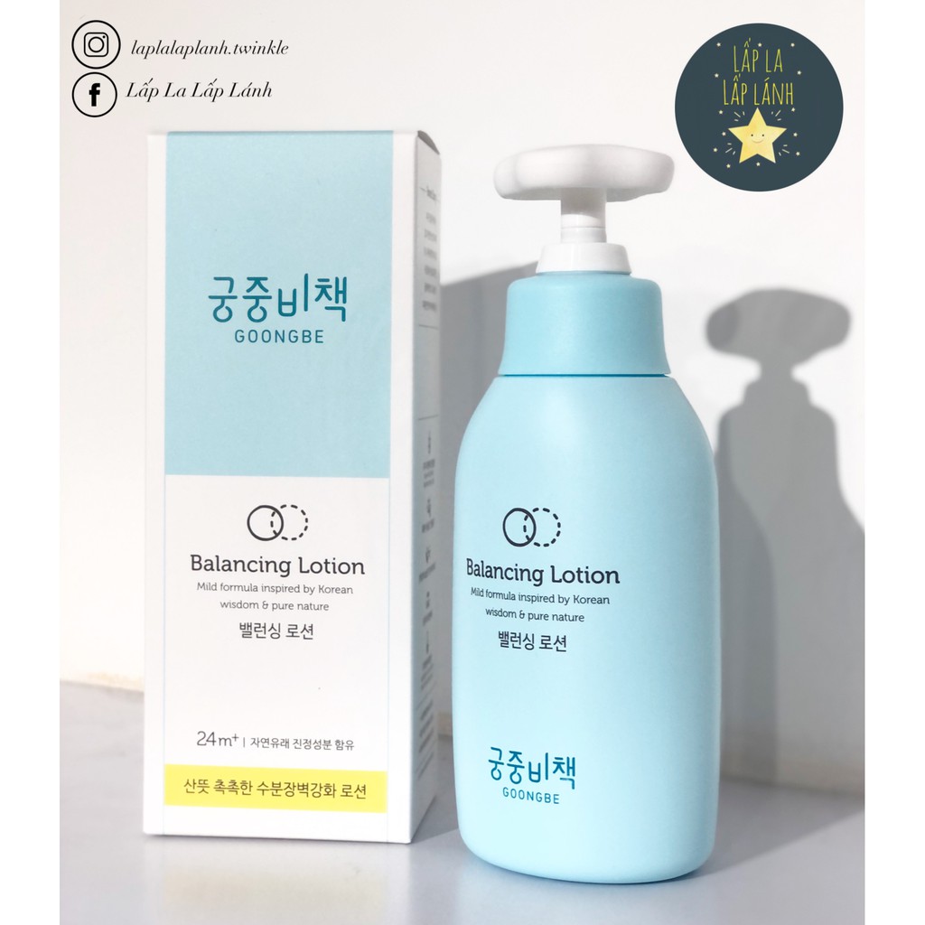 GOONGBE - LOTION DƯỠNG ẨM CHO BÉ TỪ 2 TUỔI 250ml #madeinKorea cho bé từ 2 tuổi và người lớn có làn da nhạy cảm, da khô