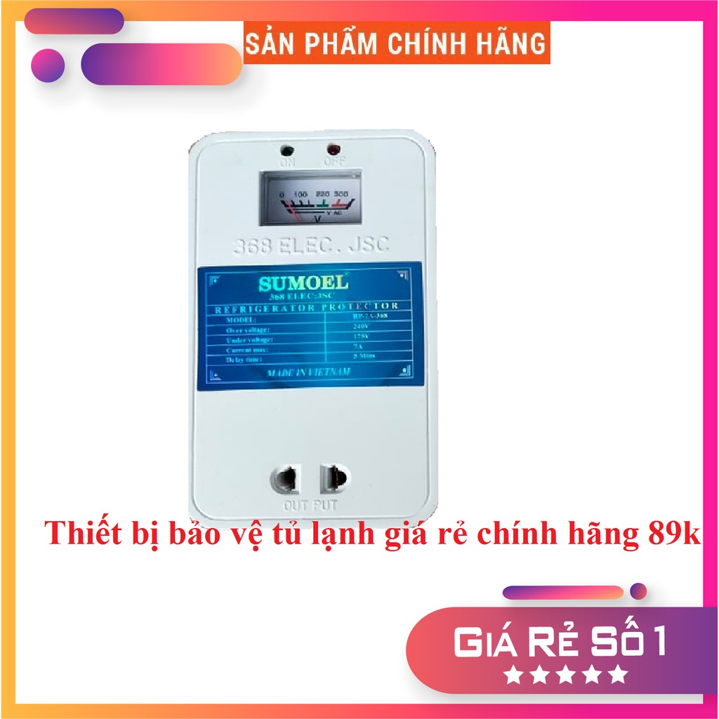 Thiết bị bảo vệ tủ lạnh, tủ đông 220V sumoel hàng chuẩn chính hãng