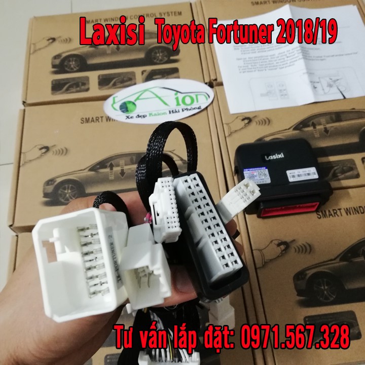 Bộ gập gương lên xuống kính tự động Innova | Fortuner Toyota 2018-2019 Fuji Kavitech Lasisi