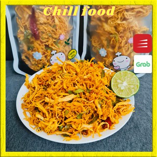 Khô Gà Lá Chanh Chillfood Loại Ngon, Khô Gà Ăn Vặt, Đồ Ăn Vặt Ngon Rẻ Túi Zip Dễ Thương 150g