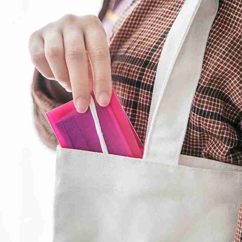 (Hàng Mới Về) Kẹp Khẩu Trang Chống Bụi Dùng Một Lần Tiện Dụng