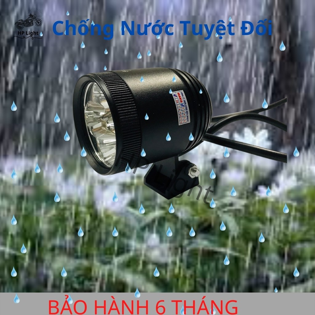 Đèn Trợ Sáng L4 Siêu Sáng lắp Xe Máy - Hàng Chính Hãng -Trợ Sáng L4 HP Light BMU