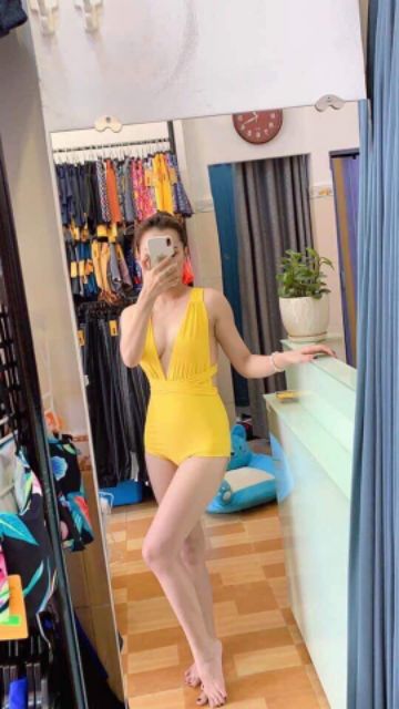 Bikini Đồ Bơi Nữ Cao Cấp Loại Đẹp Liền Thân Dây Dài BELLA T-01