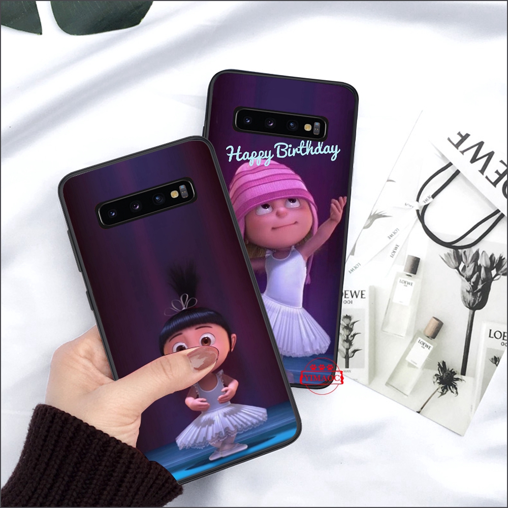 Ốp điện thoại mềm hình bạn gái múa ba lê cho Samsung S6 S7 Edge S8 S9 S10 Plus S10E 46C