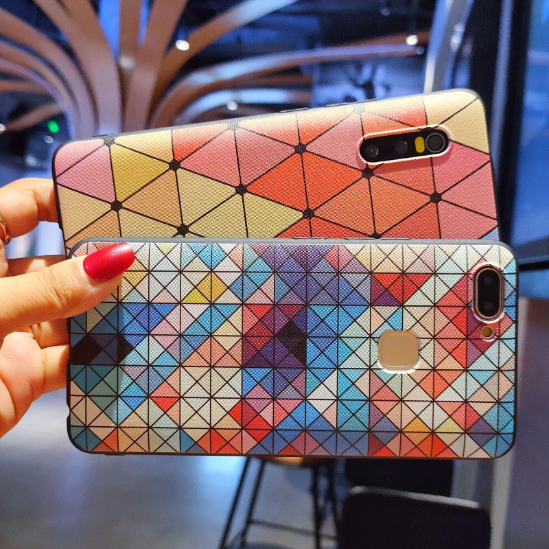 Ốp điện thoại mềm họa tiết vân kim cương cho Samsung A30S A50S A51 A71 A10 A20 A30 A50 A70 S8 S9 S10 S10e Note 8 9 10 Plus | BigBuy360 - bigbuy360.vn