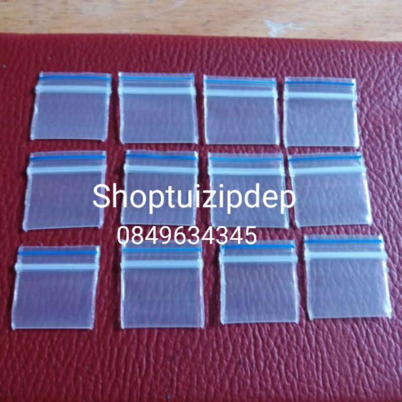 Túi zip mini nhỏ 2x2, 1 gói 100 cái