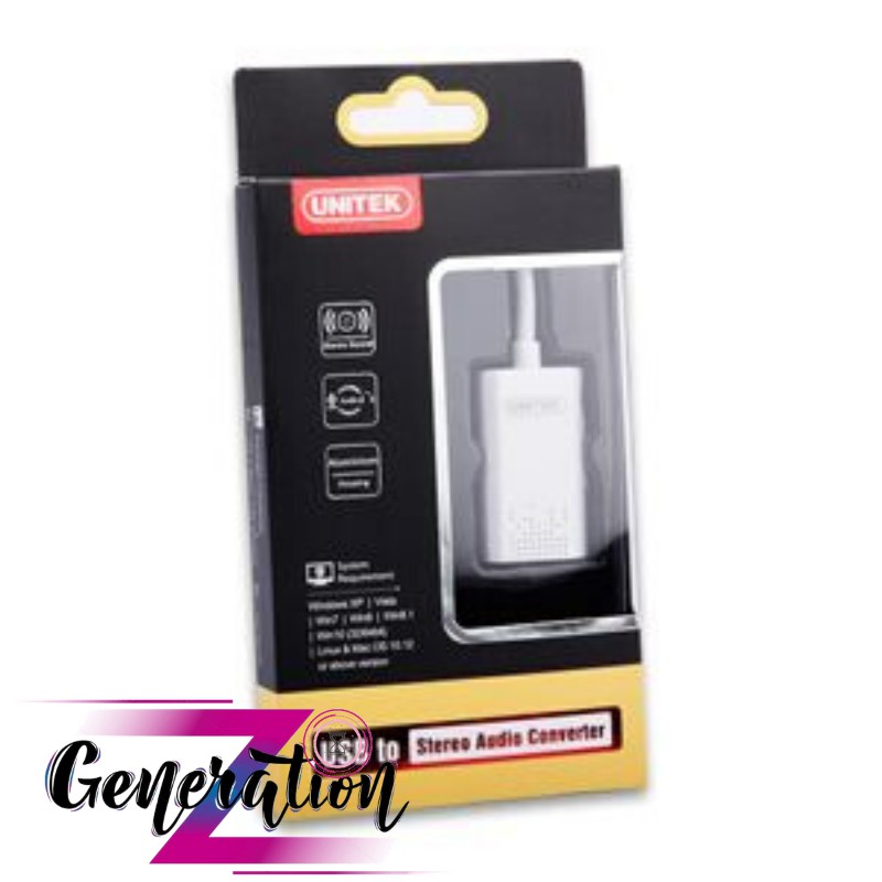 USB SOUND UNITEK (Y-247A) - CÁP CHUYỂN USB 2.0 RA SOUND UNITEK (Y-247A)