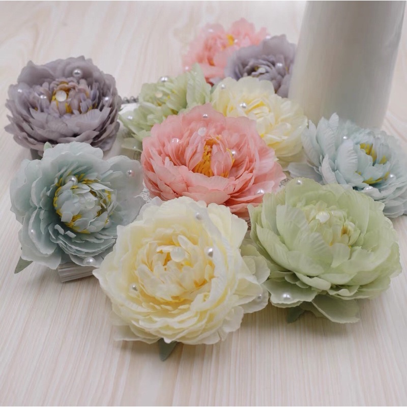 Hoa cài tóc cổ trang make up phụ kiện cổ phong có sẵn