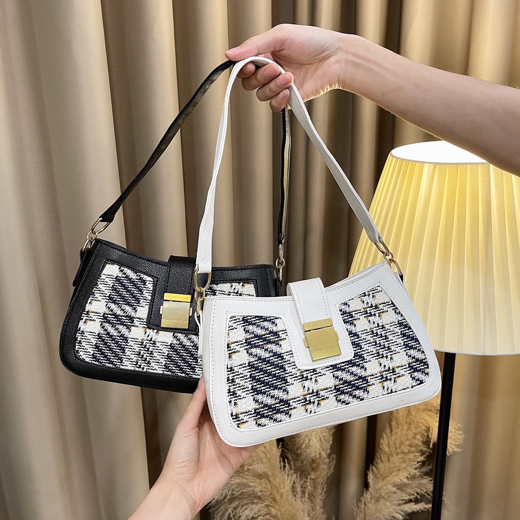 Túi đeo chéo, túi cặp nách nữ cá tính xinh xắn