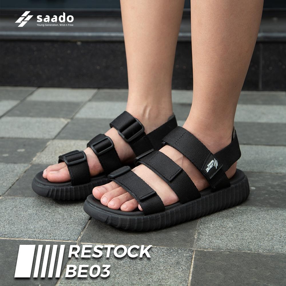 [SAADO Vietnam] Giày Sandal SAADO - BE03 - BLACK WOLF