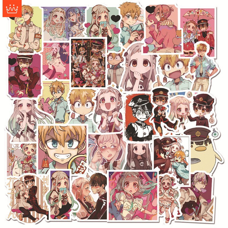 JOJO· Bộ Hình Dán Chống Thấm Toilet-Bound Hanako Kun, 50 tờ/bộ