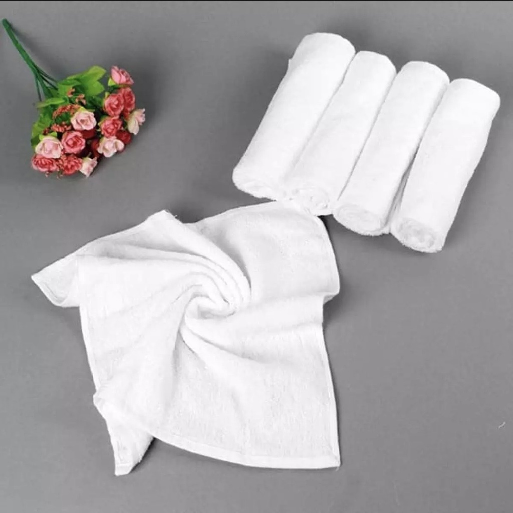 Khăn ô vuông trắng cotton tavans tiện lợi-đủ 3 cỡ lựa chọn