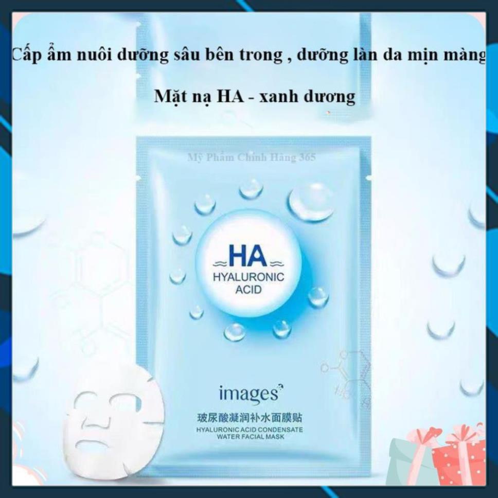 Mặt nạ giấy dưỡng trắng da mụn cấp ẩm thải độc HA Images | WebRaoVat - webraovat.net.vn