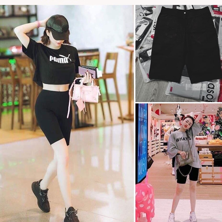 [Big Size] Quần Legging Lửng Co Dãn Nâng Mông Nhẹ Mỏng S - 7XL