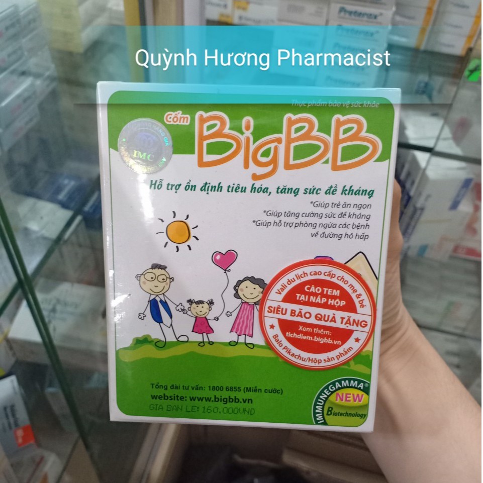 Cốm BIGBB xanh - giúp bé ăn ngon,tăng cân mẹ yên tâm