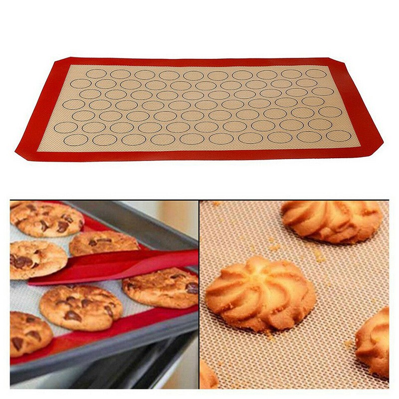 Thảm Nướng Bánh Macaron Bằng Silicone Không Dính