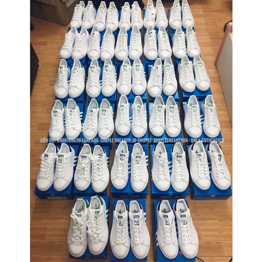 Giày Adidas Stan Smith Chính Hãng 💙FREESHIP💙 Adidas Stan Smith Green - Giày Sneaker Thể Thao Nam Nữ Auth- Simple Sneaker