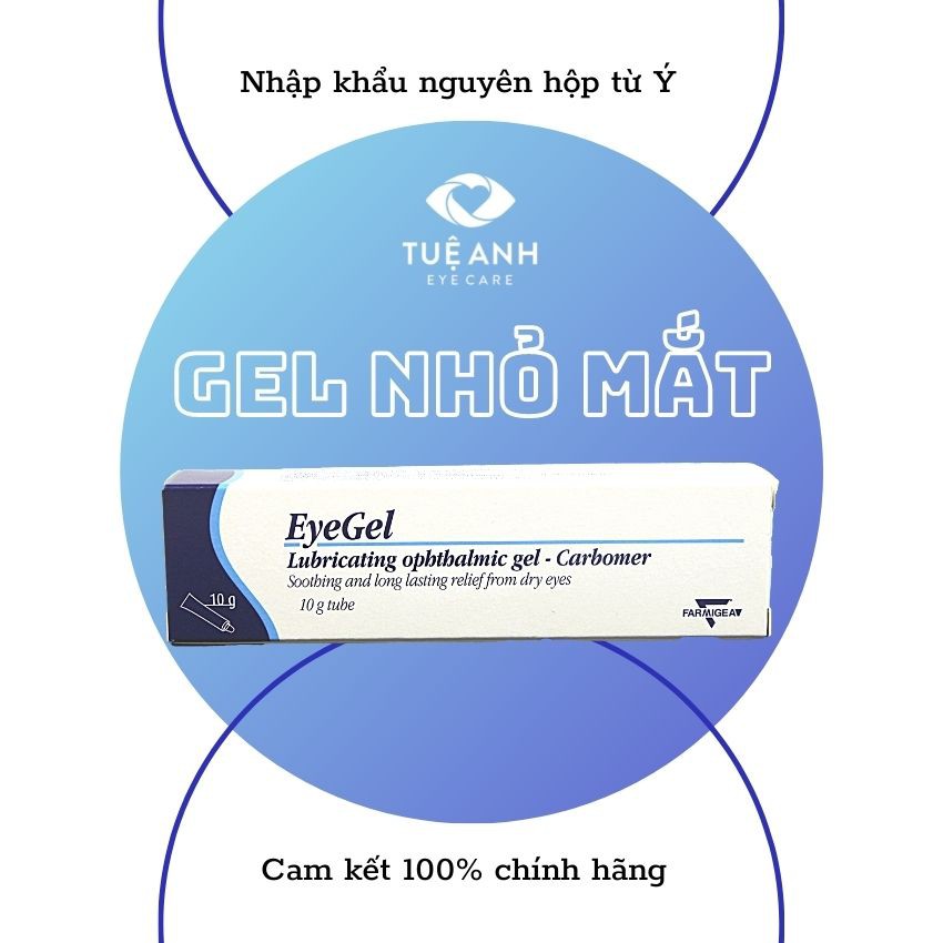 Eyegel - Gel bôi trơn mắt, làm dịu khô mắt và bảo vệ mắt kéo dài.