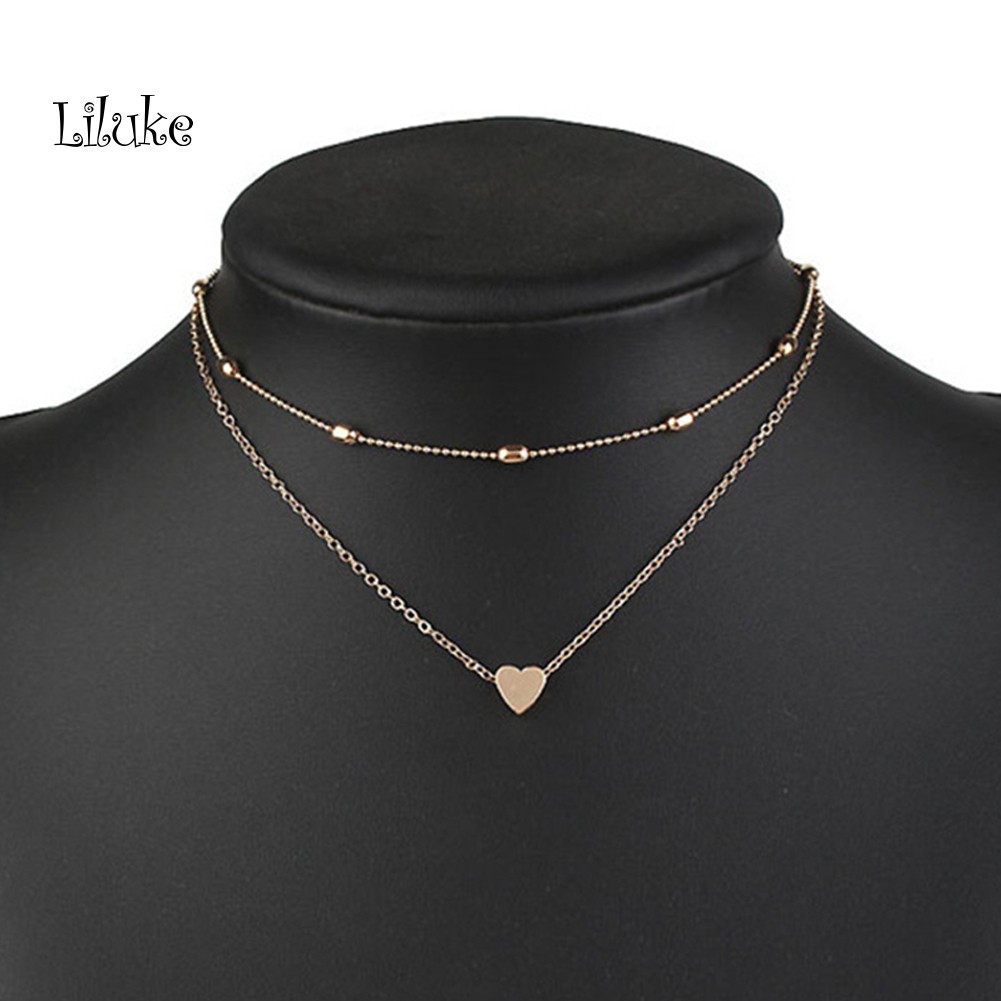 Vòng Cổ Choker Nhiều Lớp Thời Trang Xinh Xắn Cho Nữ