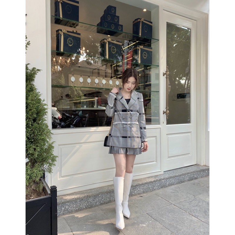 Damaris Blazer / Áo Blazer vạt đắp chéo | BigBuy360 - bigbuy360.vn