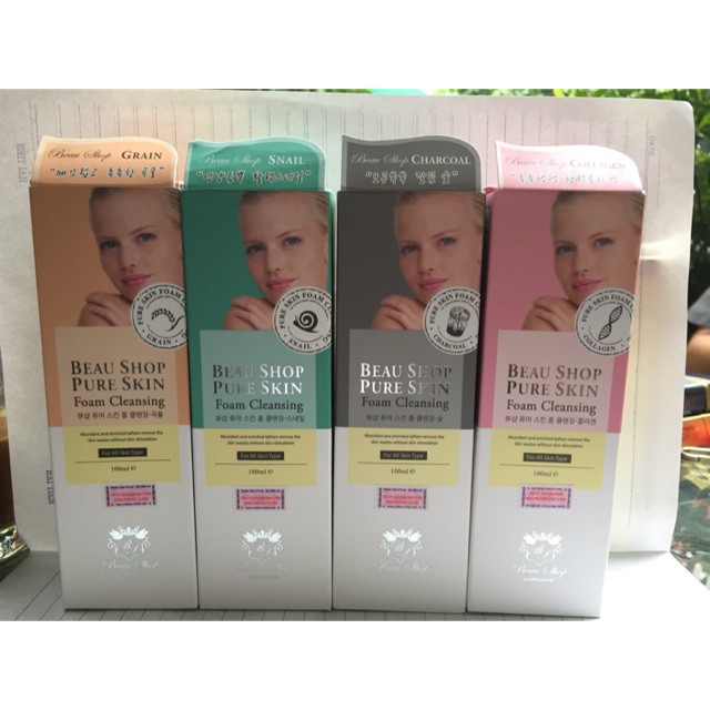 Sữa Rửa Mặt Hàn Quốc Beau Shop Collagen 100ml