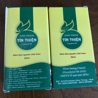 Combo 2 chai 15 ml Dầu tràm Tín Thiện Huế