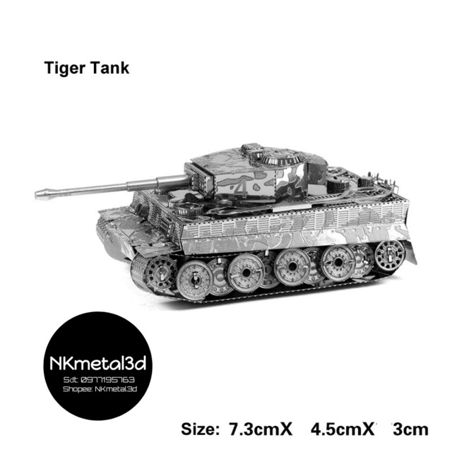 📌 Mô hình lắp ghép kim loại 3d Xe Tank các loại