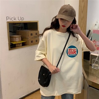 Áo thun Ulzzang cộc tay MILK ( ORDER)