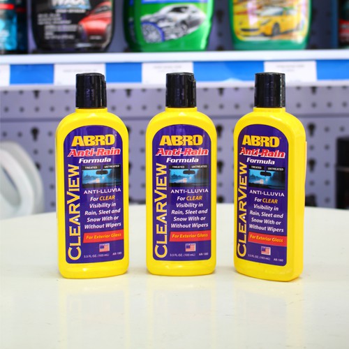 Dung Dịch Chống Bám Nước Trên Kính Xe ABRO Anti - Rain Formula USA 103ml