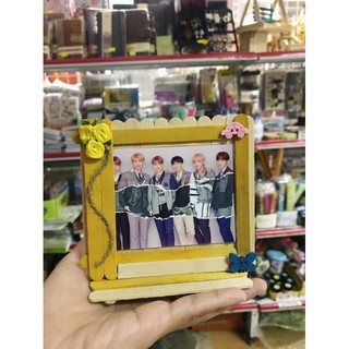 Khung ảnh bằng que kem handmade