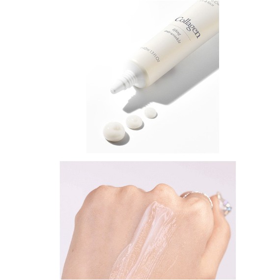 Kem dưỡng 9Wishes Collagen Ampule Eye &amp; Face Cream 40ml