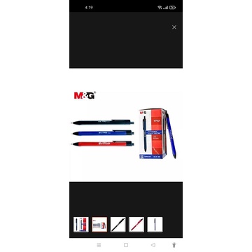 Bút bi bấm M&G TR3 ngòi 0.7mm