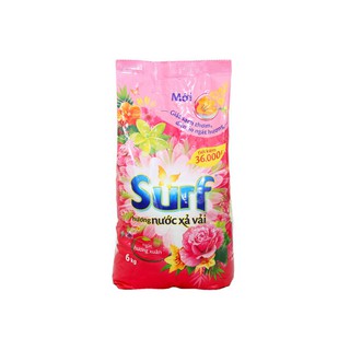 Bột Giặt Surf Hương Nước Xả Vải Ngát Hương Xuân Túi - 6Kg