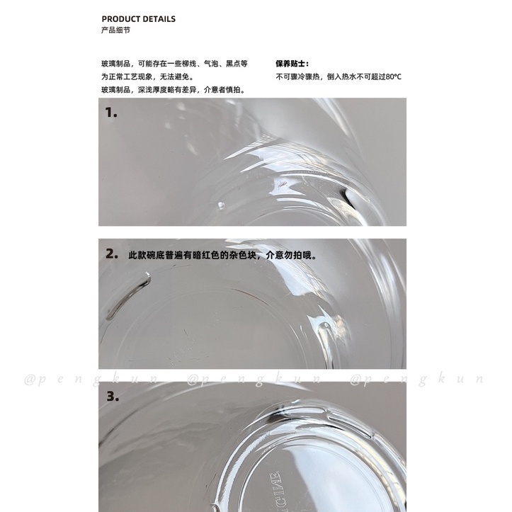 Bát Ăn Kem/Salad/Trái Cây Bằng Kính Kiểu Dáng Đơn Giản