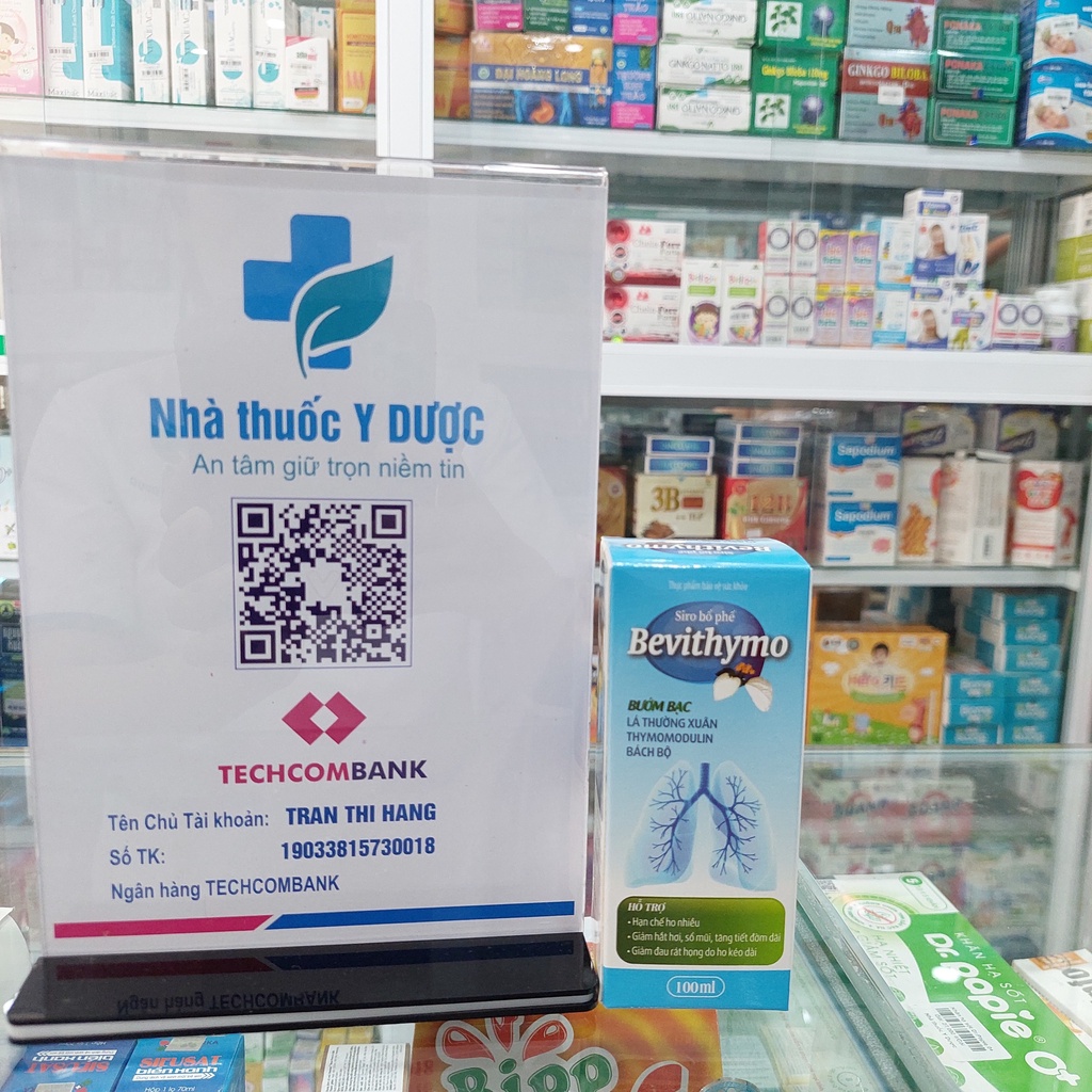 Siro bổ phế Bevithymo_ Dùng được cho phụ nữ có thai và cho con bú_Chai 10ml