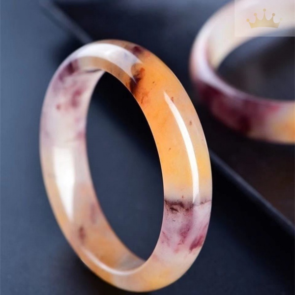 Vòng tay ngọc bích hoa xinh xắn cho nữ