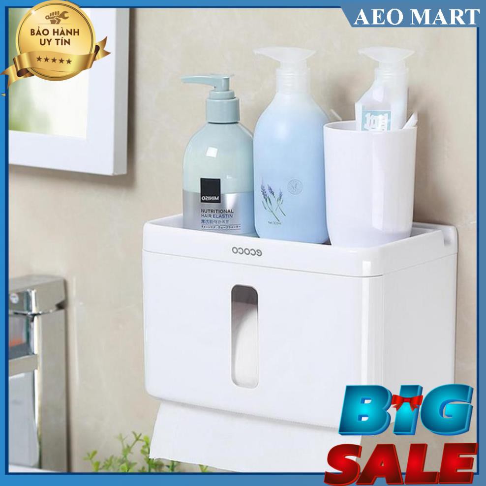 Big sale -  kệ để giấy nhà vệ sinh,Kệ treo giấy vệ sinh đa năng Ecoco D-08 ()