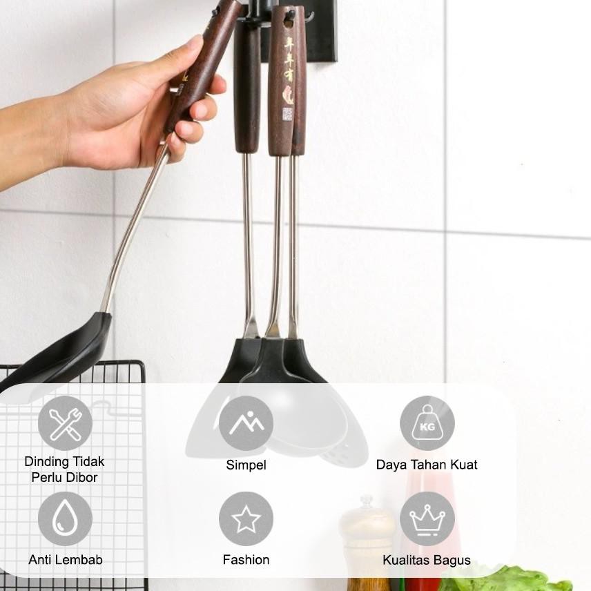 Móc Treo Dụng Cụ Nhà Bếp Oll-640 | BigBuy360 - bigbuy360.vn