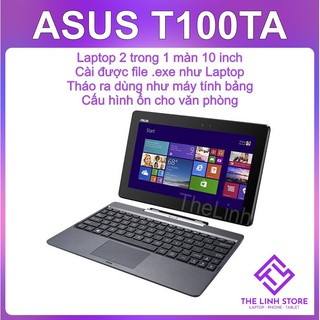 [Mã 1911ELSALE hoàn 7% đơn 300K] Laptop 2 trong 1 ASUS Transformer Book T100TA – HDMI, Win 8.1 đầy đủ
