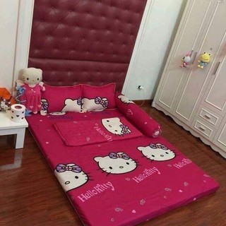 Drap giường kitty cờ kute dễ thương [ẢNH THẬT]