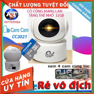 Có cổng mạng lan camera carecam cc2021 phiên bản mới 2021