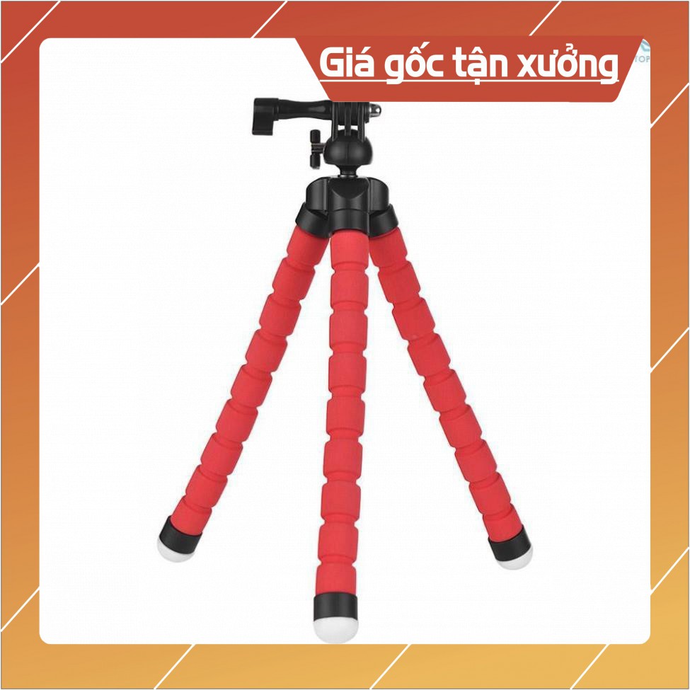 Tripod Bạch Tuộc 3 Chân Để Điện Thoại Để Bàn, Cầm Tay, Tặng Kèm Kẹp Điện Thoại