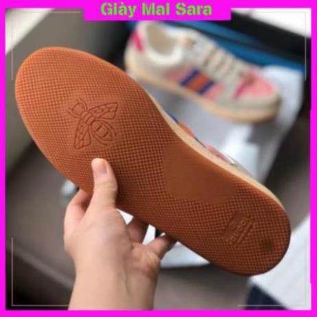 👟👟Giày Sneaker GUCCI Sơn Tùng ,Hải tú GG 3 vạch hàng cao cấp da thật cực chất full box size | BigBuy360 - bigbuy360.vn