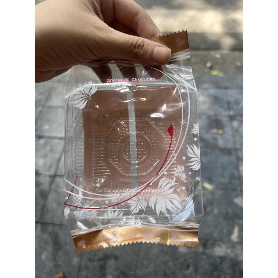 100 cái túi bánh trung thu có cỡ bánh 150 -  200gram mẫu lá nhũ trắng mới
