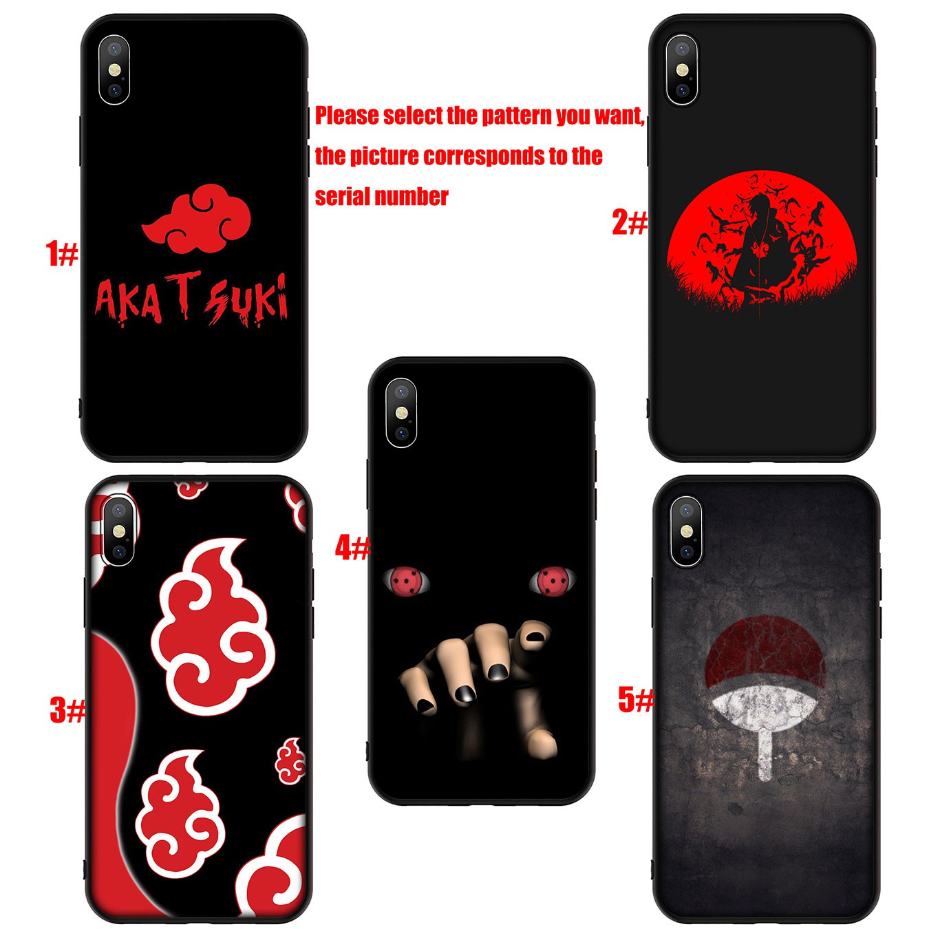 Samsung Galaxy S21 Ultra S8 Plus F62 M62 A2 A32 A52 A72 S21+ S8+ S21Plus Casing Soft Silicone Naruto Anime Sasuke Akatsuki Phone Case