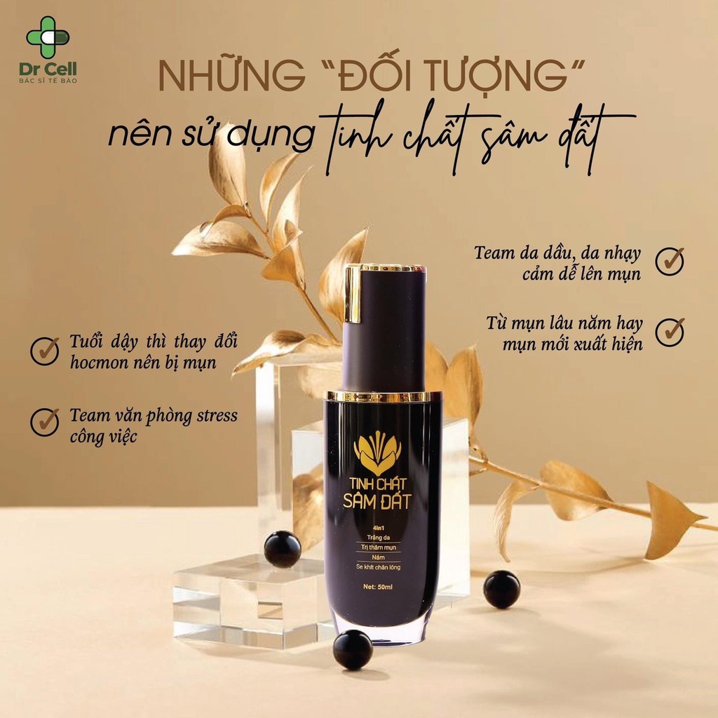Tinh chất Sâm Đất Dr Cell giảm thâm nám, se khít lỗ chân lông lọ 50ml