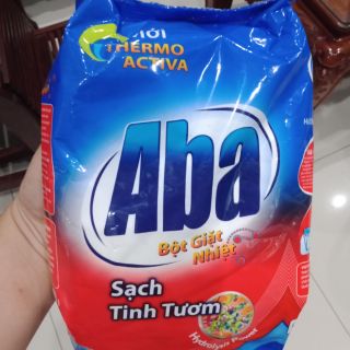 Bột giặt nhiệt sạch tinh tươm ABA 800g, giá 30k / bịch
