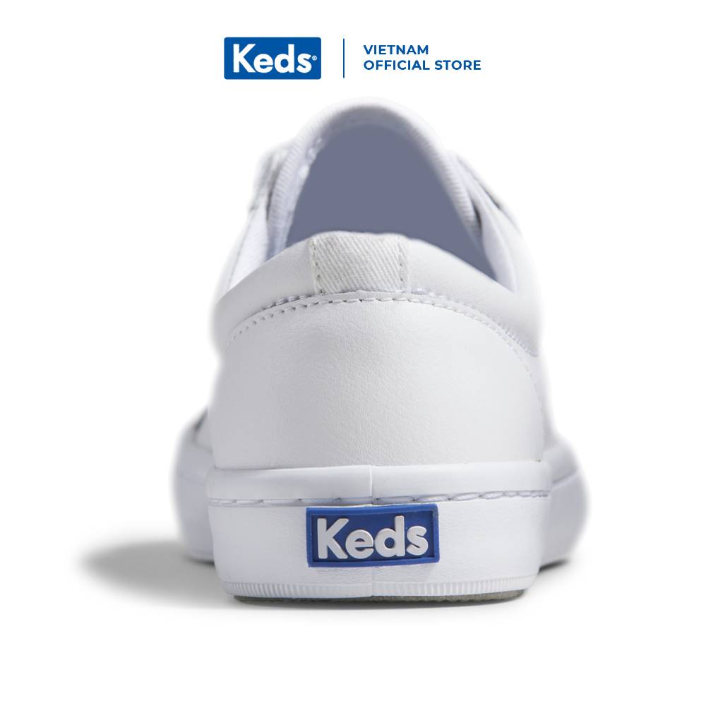 Giày Keds Nữ - Tiebreak Leather White - KD057616