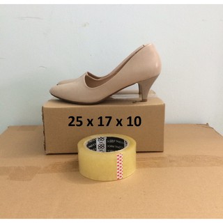 Bộ 50 hộp carton đựng giày KT (25 x 17 x 10)